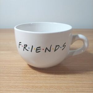 Large FRIENDS Mug Soup Oatmeal Latte Coffee Cup  VTG‎ 90's TV Show